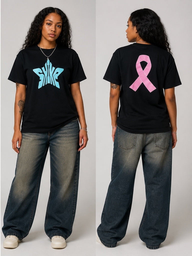 SHINE Star Tee – Breast Cancer Awareness Edition