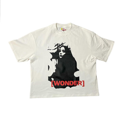 [WONDER] Cropped Graphic Tee