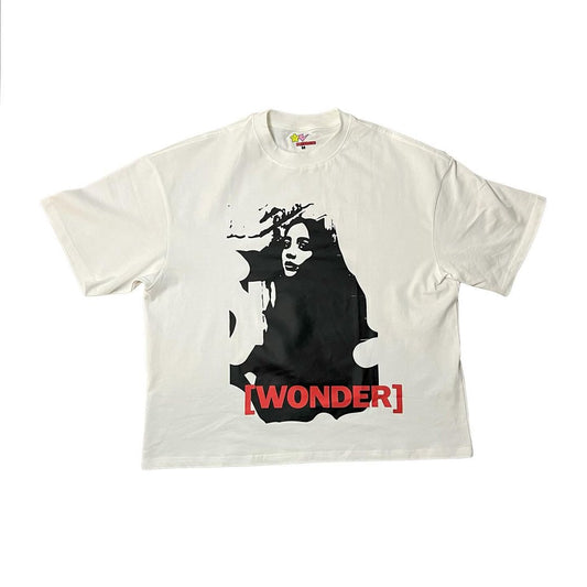 [WONDER] Cropped Graphic Tee
